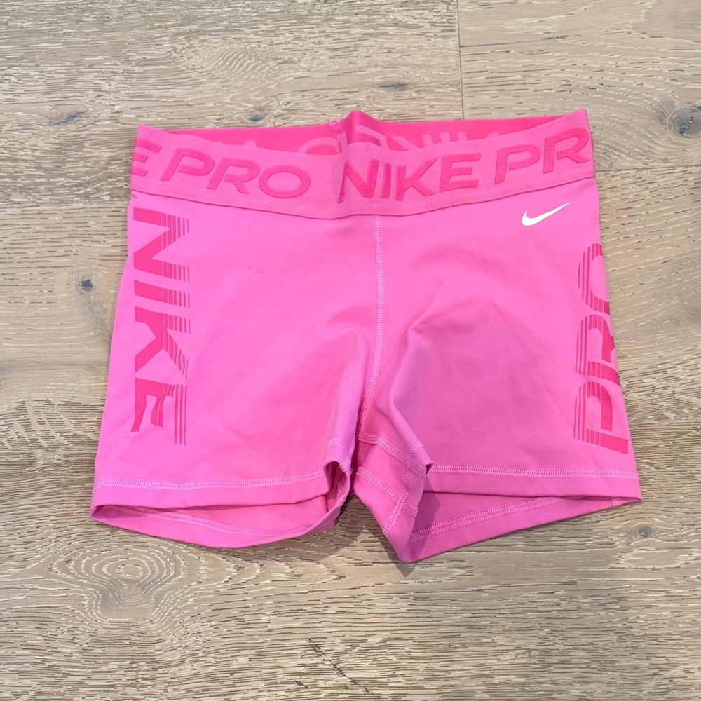 Nike Women's Vibrant Pink Athletic Shorts